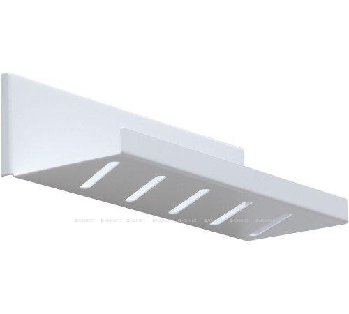 Полка Aquanet Магнум 300х80х100 мм открытая белый матовый 00302236