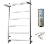 Полотенцесушитель водяной Тругор Пэк сп 5 П 80х50 см с полкой белый ВГП 00-00042756