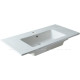 Раковина накладная Allen Brau FANTASY Flat 915x465 мм с переливом белая 4.11013.20