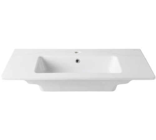 Раковина накладная Allen Brau FANTASY Flat 915x465 мм с переливом белая 4.11013.20