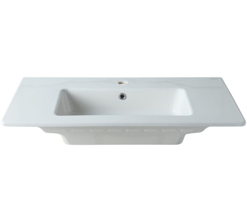 Раковина накладная Allen Brau FANTASY Flat 915x465 мм с переливом белая 4.11013.20