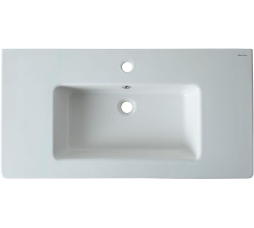 Раковина накладная Allen Brau FANTASY Flat 915x465 мм с переливом белая 4.11013.20