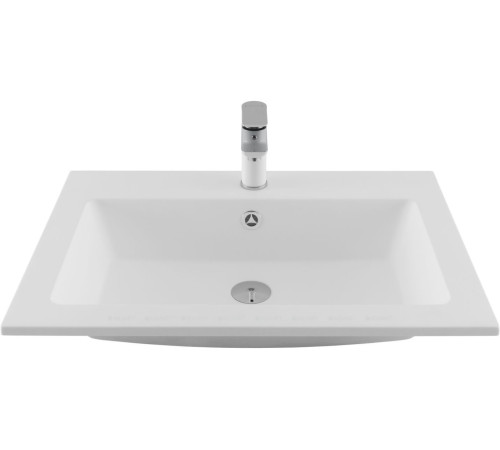 Раковина-столешница Aquanet Электра 70 700x550 мм белый матовый 00326510