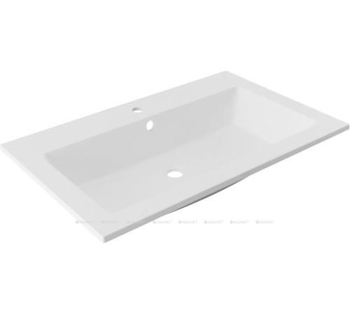 Раковина-столешница Aquanet Электра 80 800x550 мм белый матовый 00326512