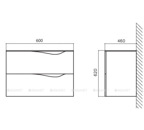 Раковина полувстраиваемая BelBagno Clima BB1360L