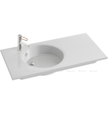 Раковина Jacob Delafon Odeon Rive Gauche 100 см шлифованная снизу EXAU112-Z-00