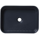 Раковина накладная Allen Brau FANTASY Quad 500x360 мм черный матовый 4.11021.31