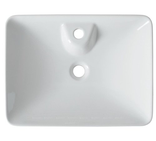 Раковина накладная Allen Brau FANTASY Y 525x395 мм с отверстием белая 4.11015.20