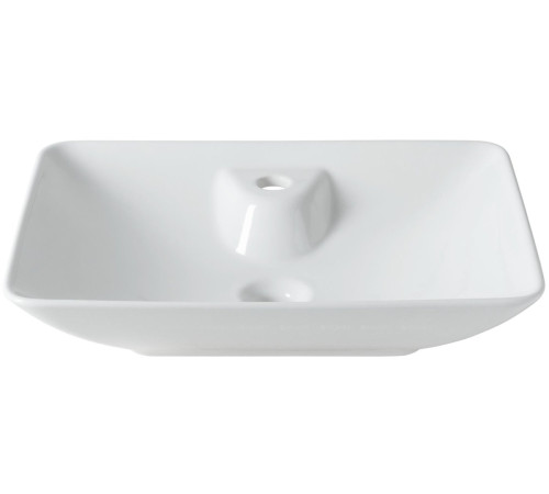 Раковина накладная Allen Brau FANTASY Y 525x395 мм с отверстием белая 4.11015.20
