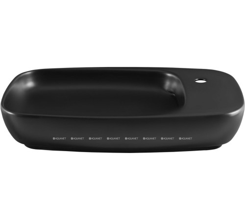 Раковина накладная Allen Brau LIBERTY 2 с щелевым сливом 700x426 мм черный матовый 4.32012.31