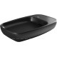 Раковина накладная Allen Brau LIBERTY 2 с щелевым сливом 700x426 мм черный матовый 4.32012.31