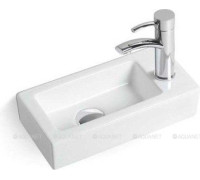 Раковина подвесная Vincea VBS-133R 370х180х90 мм керамическая белая правая VBS-133R