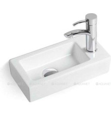 Раковина подвесная Vincea VBS-133R 370х180х90 мм керамическая белая правая VBS-133R