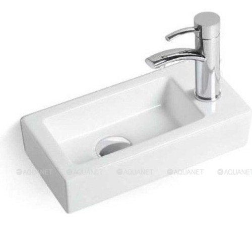 Раковина подвесная Vincea VBS-133R 370х180х90 мм керамическая белая правая VBS-133R