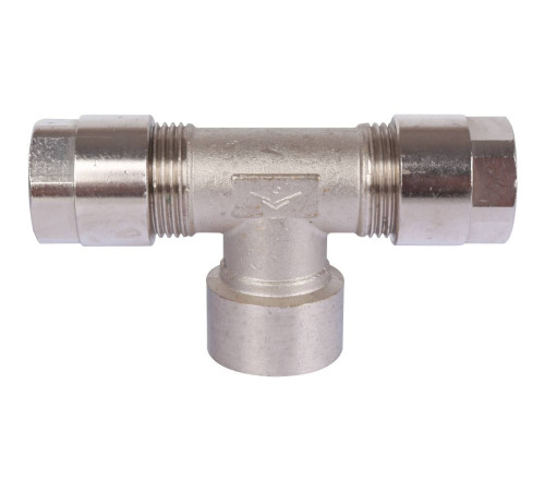 Тройник с внутренней резьбой Prandelli Multyrama 20х2.0х3/4 винтовой 103.08.62.0