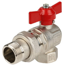 Кран шаровой Itap IDEAL 298 угловой полнопроходной с американкой 3/4 бабочка 2980034