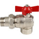 Кран шаровой Itap IDEAL 298 угловой полнопроходной с американкой 3/4 бабочка 2980034