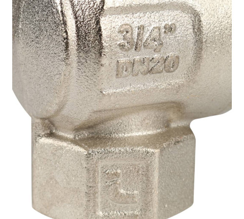 Кран шаровой Itap IDEAL 298 угловой полнопроходной с американкой 3/4 бабочка 2980034