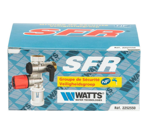 Группа безопасности для водонагревателя Watts SFR 3/4 7 бар 10004611