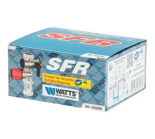 Группа безопасности для водонагревателя Watts SFR 3/4 7 бар 10004611