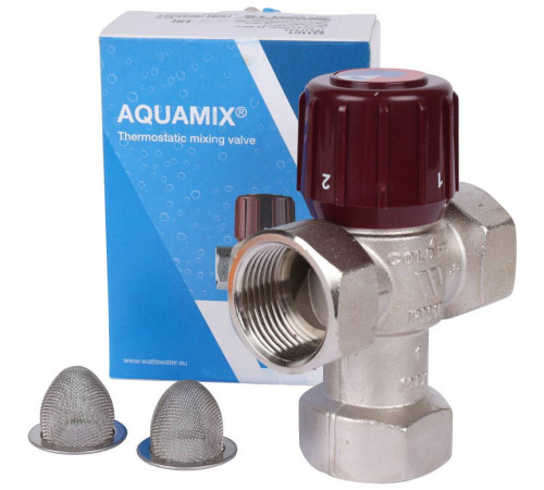Клапан термостатический смесительный Watts AM6211C AQUAMIX 1 10017422