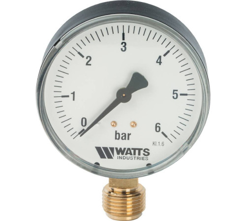 Манометр радиальный Watts F+R200 80 мм 6 бар 1/2 10007790