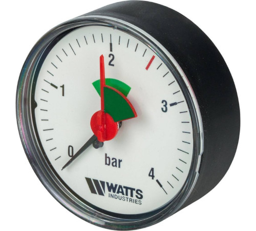 Манометр аксиальный Watts F+R100 63 мм 1/4 0-4 бар 10008090
