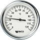 Термометр биметаллический Watts F+R801 с погружной гильзой 80 мм 10005931