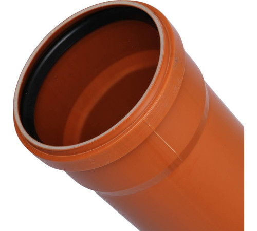 Труба для наружной канализации Sinikon НПВХ D110x3.2 мм SN4 L=2000 мм 20025.R