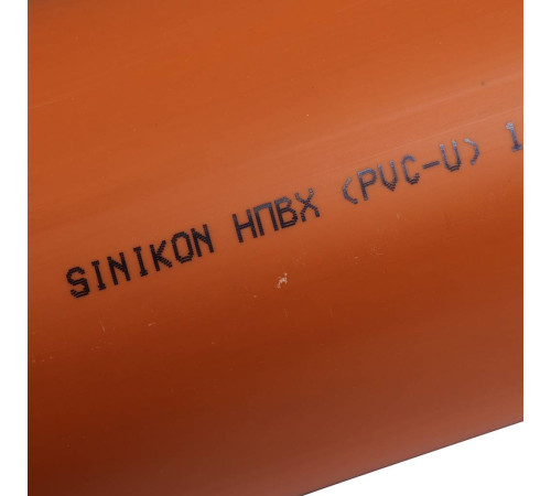 Труба для наружной канализации Sinikon НПВХ D110x3.2 мм SN4 L=2000 мм 20025.R