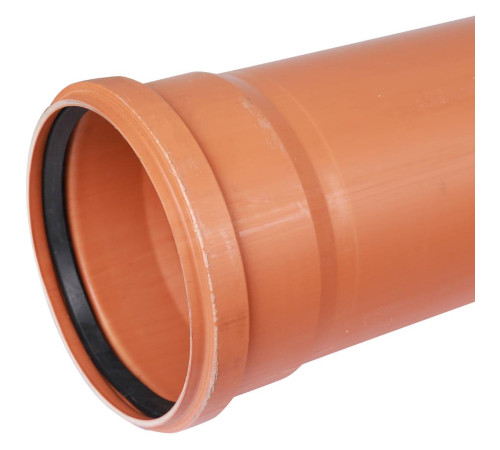 Труба для наружной канализации Sinikon НПВХ 160x4.0 мм SN4 3000 мм 22023.R