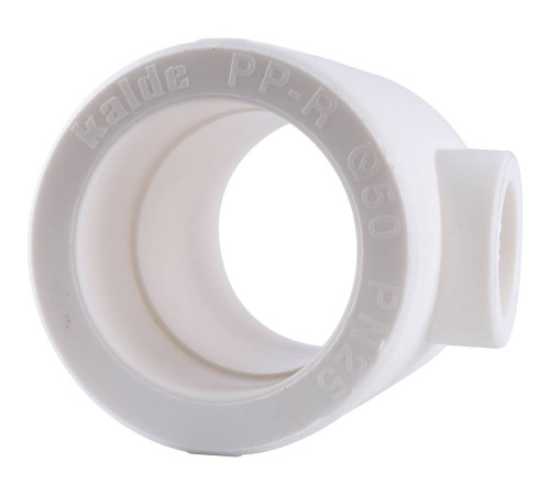 Тройник переходной Kalde 50х25х50 мм белый 3212-tio-502550