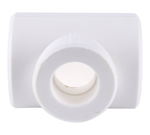 Тройник переходной Kalde 50x32x50 мм полипропиленовый белый 3212-tio-503250