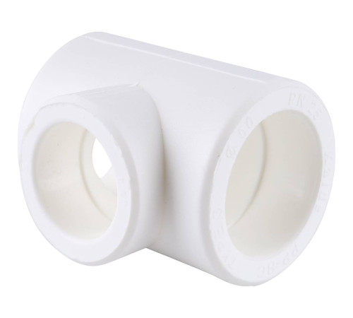 Тройник переходной Kalde 50x40x50 мм полипропиленовый белый 3212-tio-504050