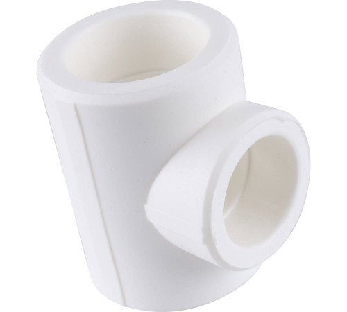 Тройник переходной Kalde 50x40x50 мм полипропиленовый белый 3212-tio-504050