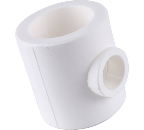 Тройник переходной Kalde 63x32x63 мм полипропиленовый белый 3212-tio-633263