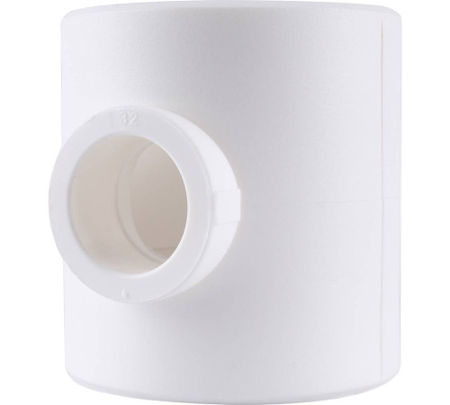 Тройник переходной Kalde 63x32x63 мм полипропиленовый белый 3212-tio-633263