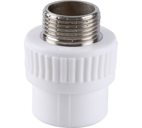 Муфта комбинированная Kalde 25x3/4 НР полипропиленовая 3222-nmo-250c00
