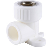 Угольник Kalde PPR с креплением и внутренней резьбой 20x1/2 3222-bat-200b01