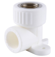 Угольник Kalde PPR с креплением и внутренней резьбой 20x1/2 3222-bat-200b01