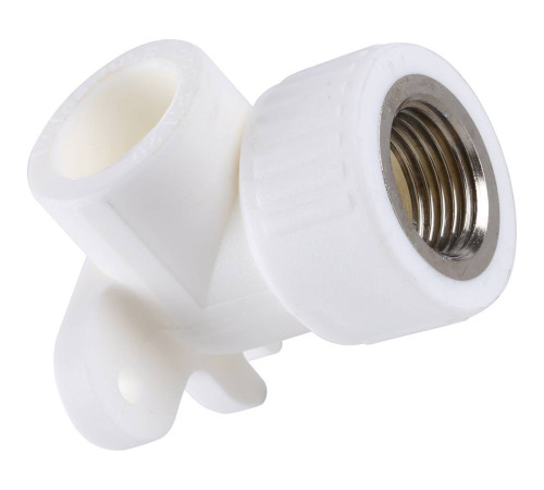 Угольник Kalde PPR с креплением и внутренней резьбой 20x1/2 3222-bat-200b01