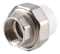 Муфта разъемная Kalde ECO PP-R с внутренней резьбой 20 мм x 1/2 3272-tuf-200b00