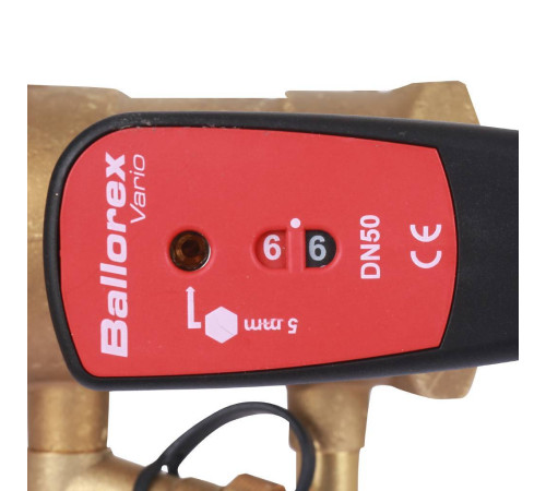 Клапан балансировочный ручной BROEN V DN 50 PN 25 с дренажем 592471