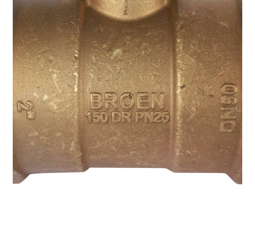Клапан балансировочный ручной BROEN V DN 50 PN 25 с дренажем 592471