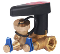 Клапан балансировочный ручной BROEN V DN 15 PN 25 с дренажем 592462