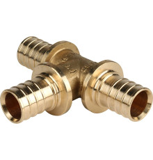Тройник аксиальный STOUT равнопроходный для труб из PEX 25x25x25 мм SFA-0013-000025