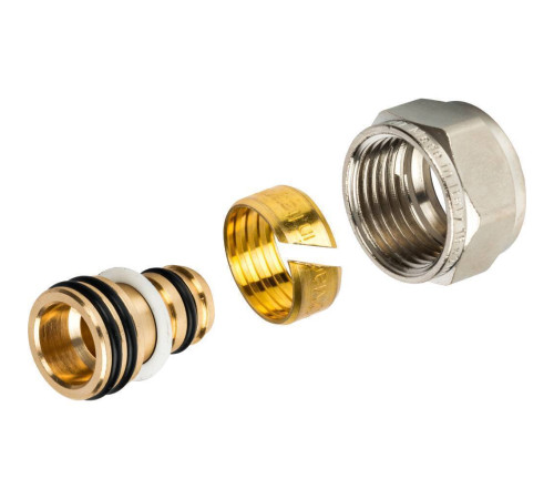 Фитинг компрессионный STOUT Евроконус для труб PEX-AL-PEX 16х2.0х1/2 SFC-0022-001620