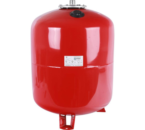 Расширительный бак STOUT STH-0006 для отопления 80 л красный STH-0006-000080