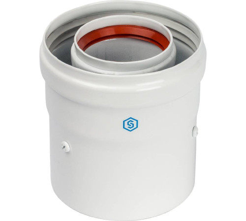 Адаптер для котла вертикальный коаксиальный STOUT DN 60/100 (Baxi, Viessmann) SCA-6010-210100