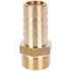 Штуцер латунный STOUT НР 3/8 x 14 мм SFT-0035-003814